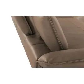 W.Schillig Ecksofa aus Echtleder ¦ braun ¦ Maße (cm): B: 340 H: 85 T: 272.0