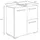 Badplaats Waschbeckenunterschrank Mars 60 x 60 cm Beige