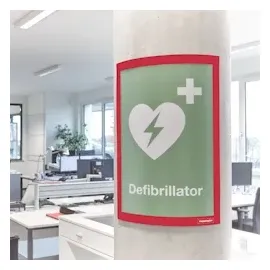 Magnetoplan Magnetrahmen selbstklebend Magnetofix rot A4, 2 St.