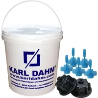 Karl Dahm 50 Zughauben schwarz, 3 mm 12441