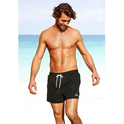 s.Oliver Badeshorts, mit komplementärem Farbdesign, Gr. M (50) - N-Gr, schwarz, , 12718450-M N-Gr