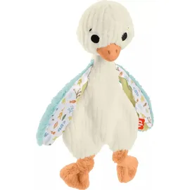 Fisher-Price Schmusegans 25 cm Blau/Orange/Weiß