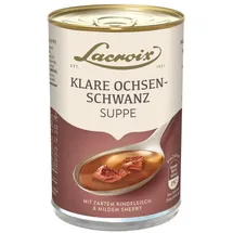Lacroix Suppe Klare Ochsenschwanz mit zartem Rindfleisch 400 ml