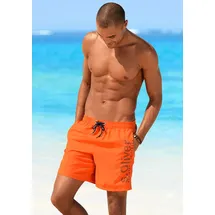 s.Oliver Badeshorts mit trendigem Logoprint orange XL