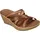 SKECHERS Damen Beverlee Tiger Posse Keilsandale, Luggage Duraleather, 38 EU