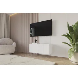 altdecor NOA-2 Lowboard 100 cm x 40 cm x 40 cm Weiß Holz/MDF/Holzwerkstoff