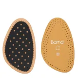 Bama Comfort Exquisit 1⁄2 - Premium Halb-Sohlen, Schuheinlagen aus hochwertigem Leder, Größe 41/42 – stoßdämpfende Einlegesohlen mit Aktivkohle für Erwachsene, 1 Paar - 41/42 EU Schmal
