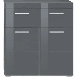 WELLTIME Unterschrank Avena 73 x 31 x 79 cm Grau