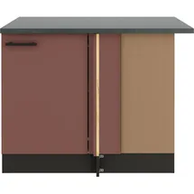 OPTIFIT Eckunterschrank Nizza 407 60 x 110 x 84,8 cm Rostrot