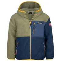TROLLKIDS Aurlandsfjord Fleecejacke Moss/Blue 128
