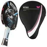 Butterfly Timo Boll SG77 Tischtennisschläger + Tischtennishülle Drive Case bunt No Size