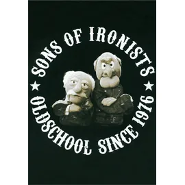 LOGOSHIRT Muppets - Waldorf & Statler - Sons Of Ironists schwarz XXL