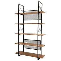 JV Möbel Bücherregal 38 x 210 x 120 cm Beige