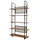 JV Möbel Bücherregal 38 x 210 x 120 cm Beige