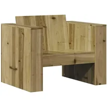 vidaXL Gartensessel 79 x 60 x 62 cm braun 1 St.
