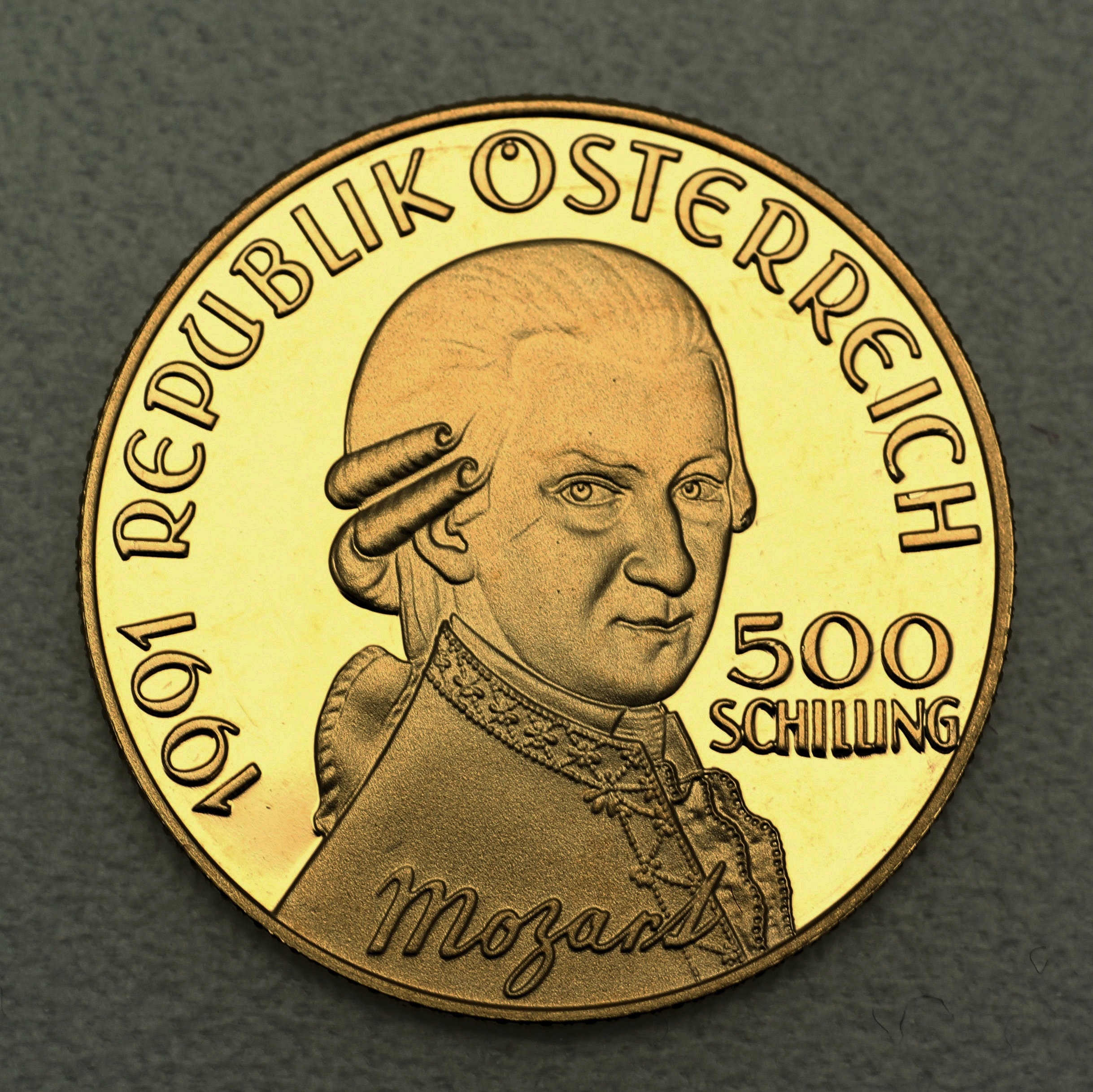 Goldmünze 500 Schilling Don Giovanni 1991 (PP) Mozart (Österreich)