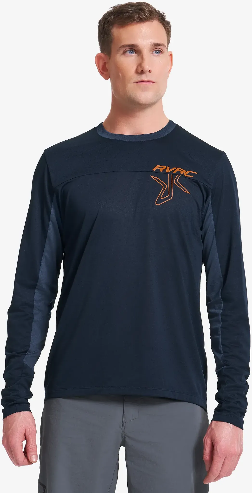 Shred Long-sleeved MTB Jersey Herren Deep Navy/Insignia Blue, Größe:L - Herren > Oberteile > Long-sleeve-shirts - Blau