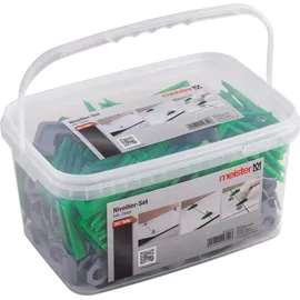 Meister Craft Nivelliersystem für Fliesen 351-teilig Fliesendicke 7-15 mm