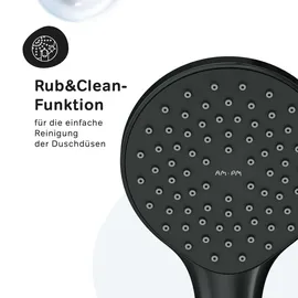 AM.PM Duschsystem Schwarz