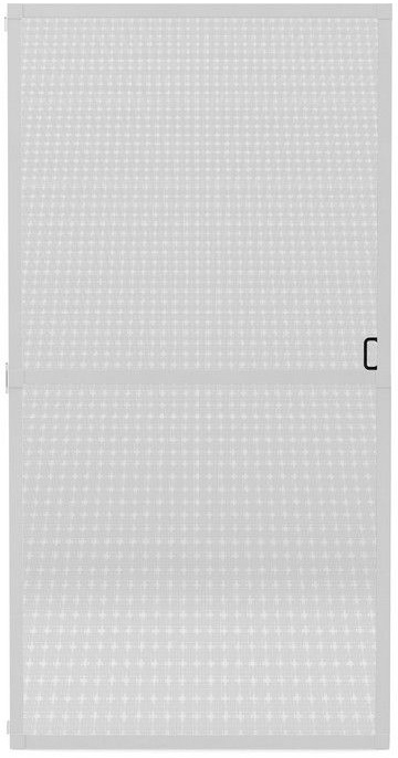 Alu-Türbausatz "Compact" flächenbündig für Türen ca. 100 x 210 cm weiß