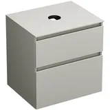 Burgbad Lin20 Waschtischunterschrank 60,2 x 48,7 x 66,1 cm Basaltgrau Matt