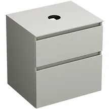 Burgbad Lin20 Waschtischunterschrank 60,2 x 48,7 x 66,1 cm Basaltgrau Matt