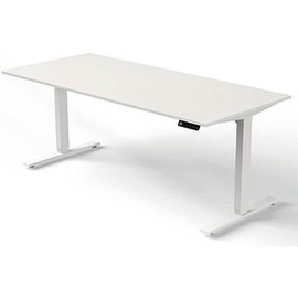 Kerkmann Move 3 elektrisch höhenverstellbarer Schreibtisch weiß rechteckig, T-Fuß-Gestell weiß 180,0 x 80,0 cm