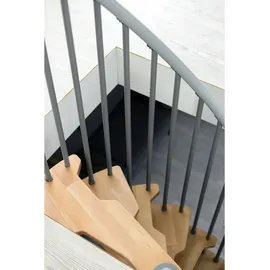 Minka Spindeltreppe Metallica Smart 38 305,5 cm Holz/PVC/Stahl