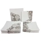 Spetebo Speiseteller 12er Set 12,5 cm weiß