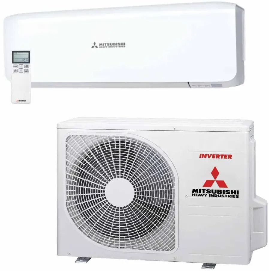 Mitsubishi Heavy Industries SRK35ZS-W / SRC35ZS-W2 3,5 kW - Premium Inverter Inverter Wandgerät - Klimaanlageset - Weiß