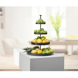 Asa Selection ASA Etagere 4-stufig Grande - Schwarz