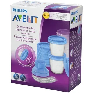 Avent Via Natural Moedermelk Bewaarbekerset 1 St Set