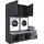 laundreezy Mehrzweckschrank-Set 186 x 238 x 68 cm Grau