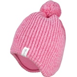 maximo - Beanie Winter Pompon in pink meliert, Gr.51,