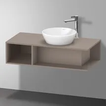 Duravit Waschtischunterschrank 100 x 26 cm Basalt Matt