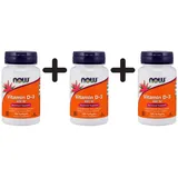 NOW Foods Vitamin D-3, 400 IU 180 Weichkapseln)