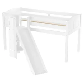Erst-Holz Spielbett V-60.21W-09 90 x 200 cm Kiefer massiv lackiert weiß
