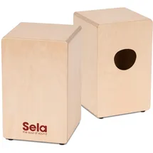 Sela SE 117 Primera - Cajon für Einsteiger und Fortgeschrittene - inkl. Sela Snare System, 12 mm Birkenkorpus, spielfertig aufgebaut, Made in Germany