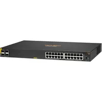 HP HPE Aruba Networking CX 6100 24G Class4 PoE 4SFP+ 370W Switch, 24 x 10/100/1000, Managed L3, Gigabit Ethern...