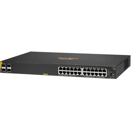 HP HPE Aruba Networking CX 6100 24G Class4 PoE 4SFP+ 370W Switch, 24 x 10/100/1000, Managed L3, Gigabit Ethern...