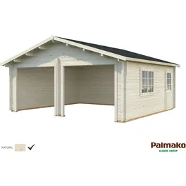 Palmako Holzgarage Roger ohne Tor 575 cm x 510 cm