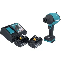 Makita DAS 180 RT Akku Gebläse 18 V Brushless + 2x Akku 5,0 Ah + Ladegerät
