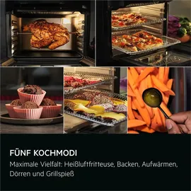 AEG AAF12B Heißluft-Fritteuse