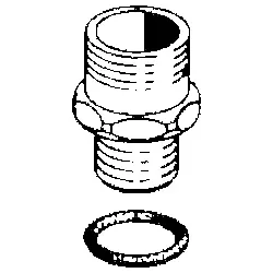 Hansa Anschlussnippel G1/2 X G3/4 59901650