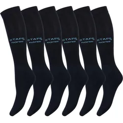 Reitsocken 6er-Pack Ultrafeines Marine 35/42