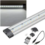 ChiliTec LED Unterbauleuchte CT-FL80 80cm 9Watt 680 Lumen Alu Gehäuse Neutralweiß