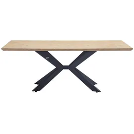 Home Deluxe Esstisch Eckig AVENCIA inkl. Sternfuß - 200 x 120 cm |Küchentisch, Esszimmer, Esszimmertisch