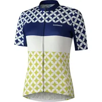 Shimano W's MIZUKI Short Sleeve Jersey White/Navy