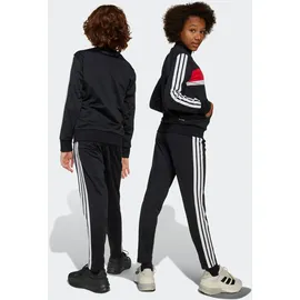 adidas Tiberio Trainingsanzug Schwarz/Weiß/Pure Ruby 128