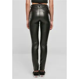 URBAN CLASSICS Synthetic Leather Hosen Black 28